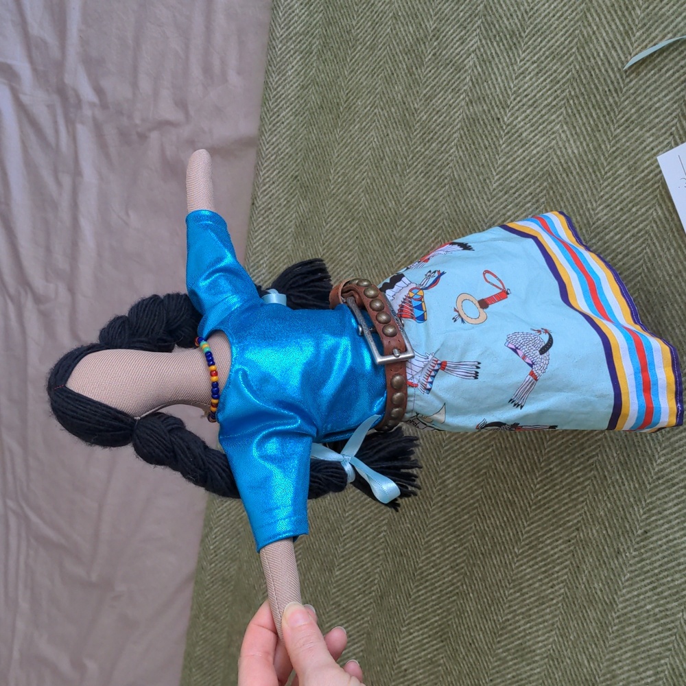 Handmade Fierce One Doll By Plains Soul Indigenous Native America